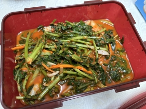 여름엔 열무김치죠