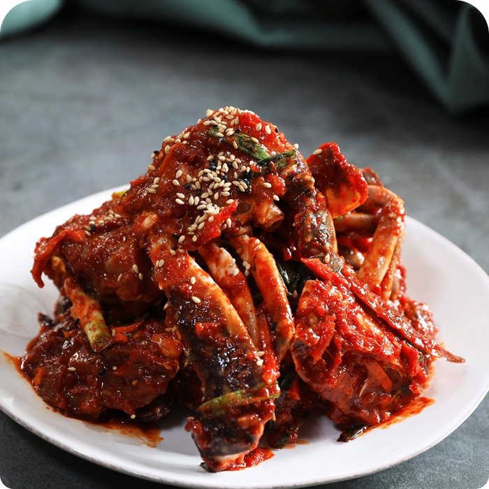 매콤하고 새콤한 꽃게무침